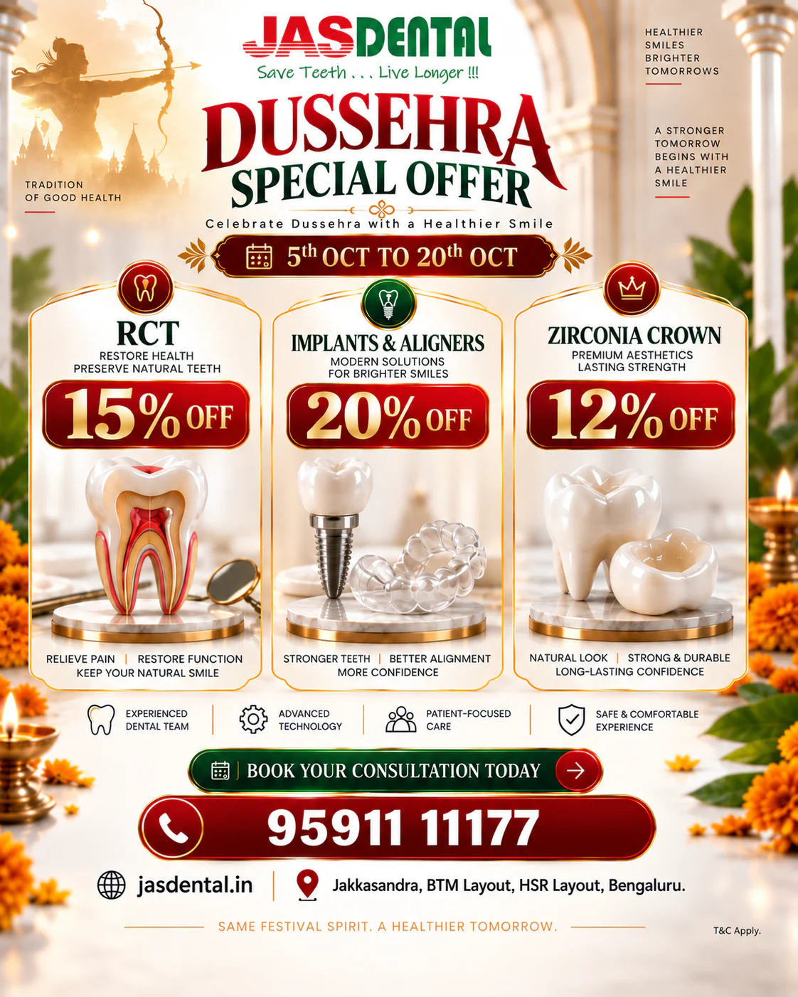 JAS Dental Dussehra Special Offer